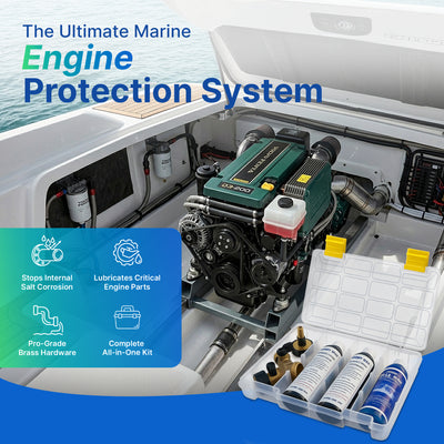Marine Engine Flush Kit | Complete Cleaning & Protection System