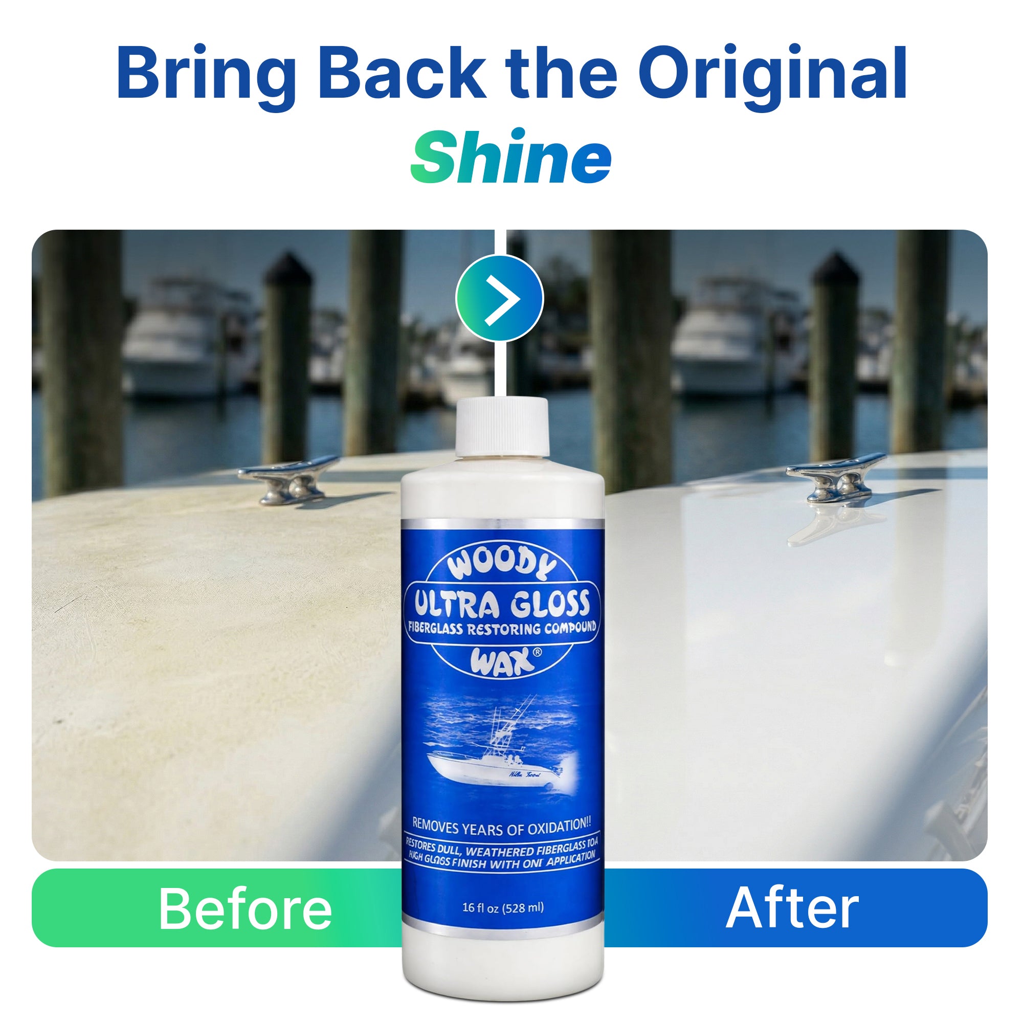 Ultra Gloss Restoring Compound | Fiberglass Oxidation Remover