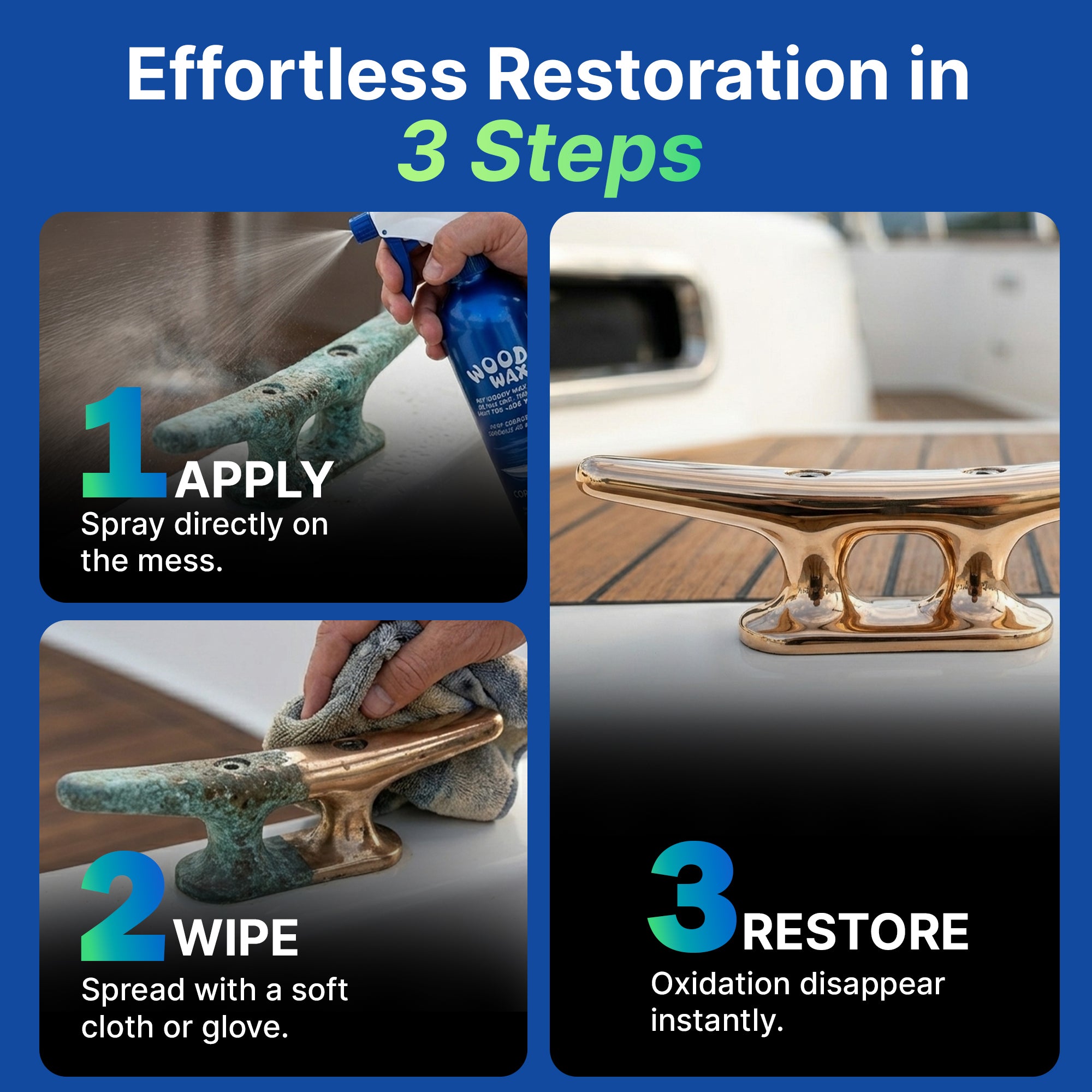 Boat Protection Spray | Non-Skid Deck Wax & Metal Restorer