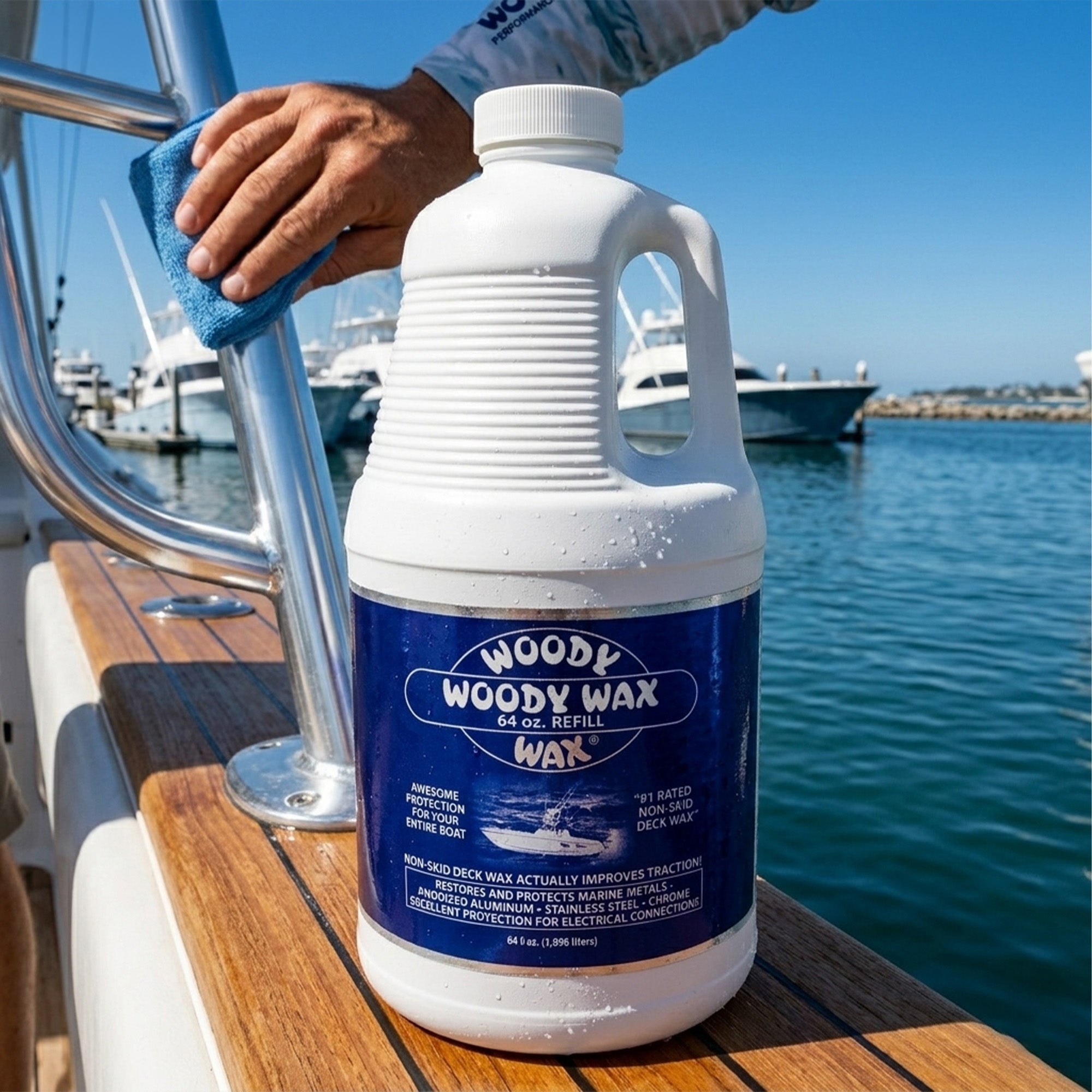 Boat Protection Spray | Non-Skid Deck Wax & Metal Restorer